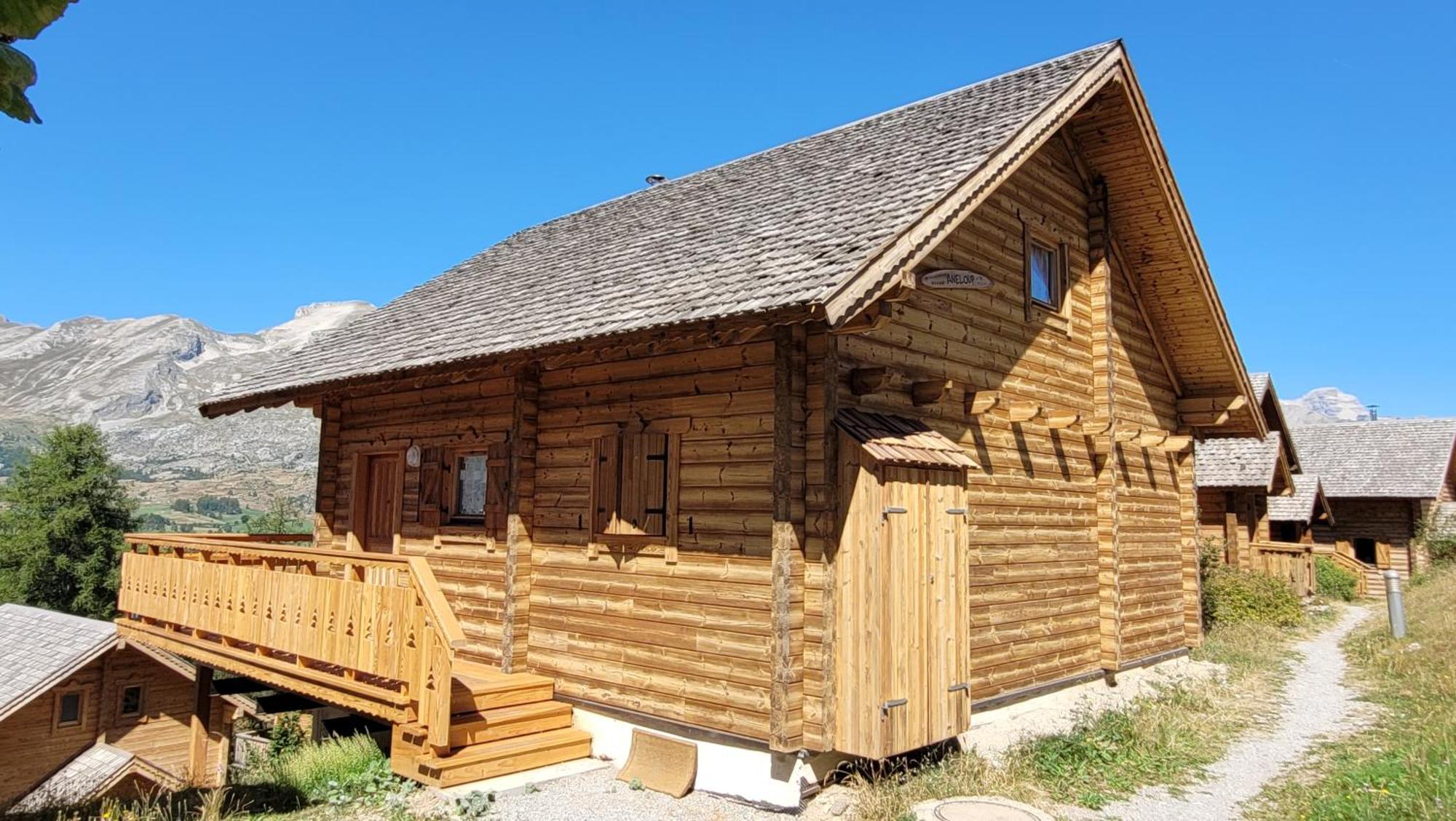 Chalet Aneloup Vue D'Exception A La Joue Du Loup Le Devoluy Luaran gambar